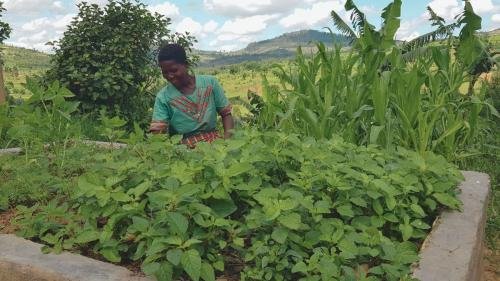 Anathalie on her Kitchen Garden