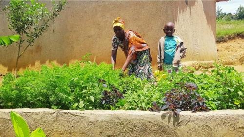 Phelomene on her Kitchen Garden